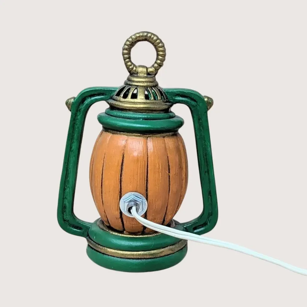 Vintage Ceramic Jack O' Lantern Halloween Light